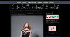Desktop Screenshot of caelismith.com